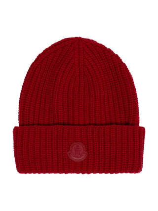 Kaschmir-Woll-Mix-Mütze in Rot