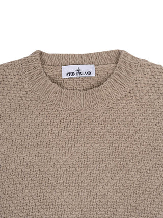 Strickpullover mit Logo-Patch