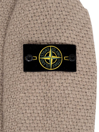 Strickpullover mit Logo-Patch