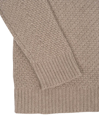 Strickpullover mit Logo-Patch