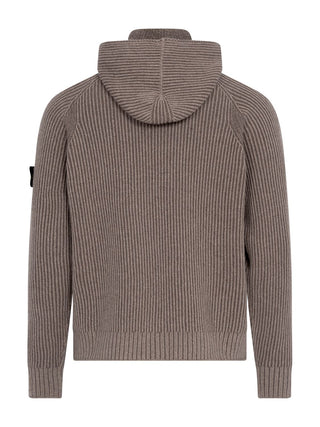 Gestrickte Jacke mit Reißverschluss