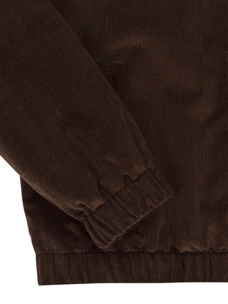 Ami de Coeur Gepolsterte Jacke aus braunem Baumwollcord