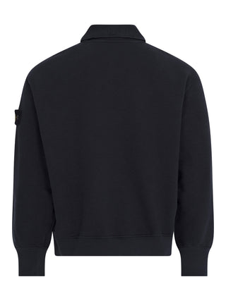 Langarm Poloshirt in Dunkelblau