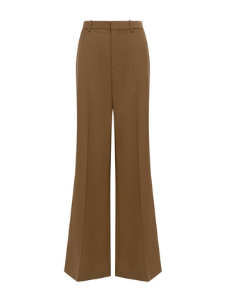Klassische Stoffhose in Braun