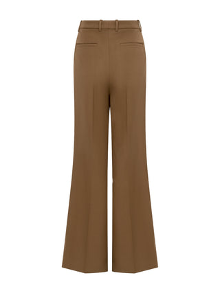 Klassische Stoffhose in Braun