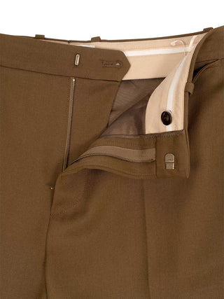 Klassische Stoffhose in Braun