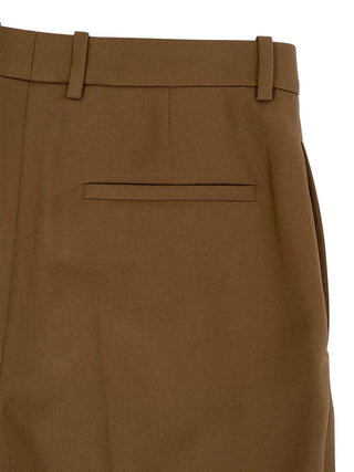 Klassische Stoffhose in Braun