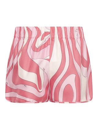 Labirinto Print Seiden-Shorts