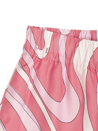 Labirinto Print Seiden-Shorts