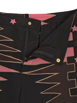 Valdimontone Print Seiden-Hose