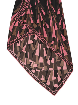 Baiadera Print Halterneck Seiden-Kleid