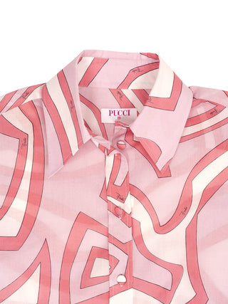 Labirinto Print Muslin Shirt