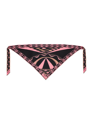 Dune Print Seiden-Bandeau