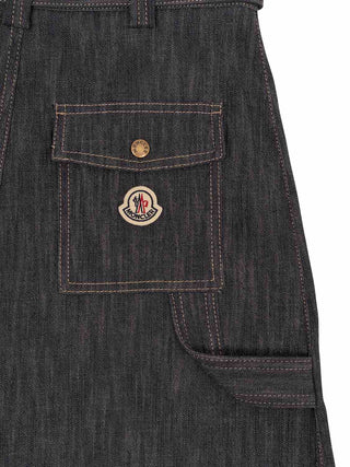 Jeans-Rock mit Gürtel