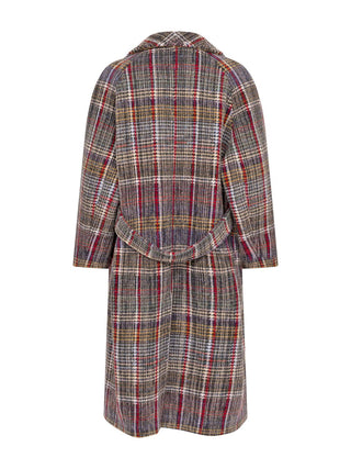 Oversize-Mantel mit Check-Muster