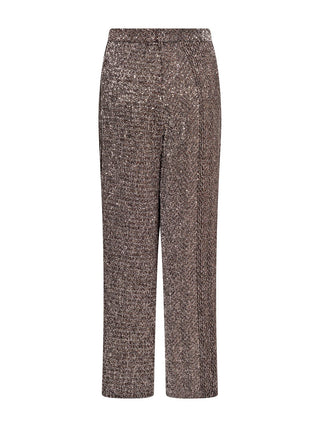 Hose mit weitem Bein und Pailletten