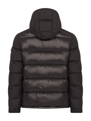 Moncler Maya kurze Daunenjacke mit Kapuze