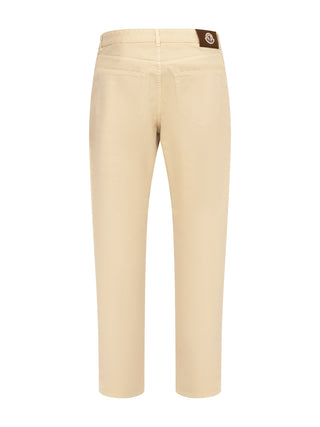 Straight-Leg Jeans in Nude