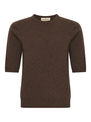Pullover mit 1/2 Arm in Braun