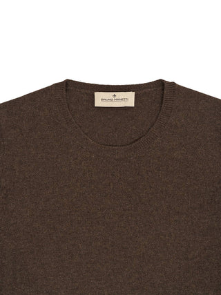 Pullover mit 1/2 Arm in Braun