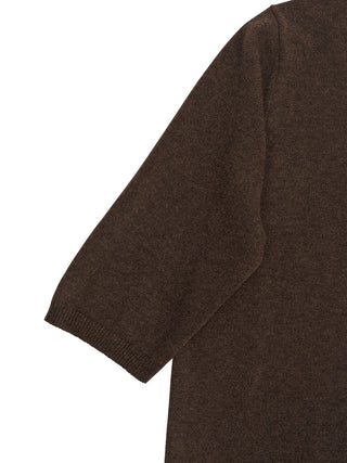 Pullover mit 1/2 Arm in Braun