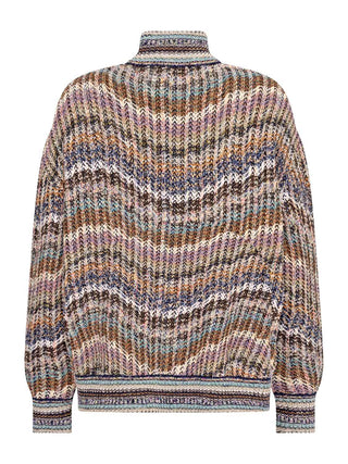 Oversize-Cardigan mit Paillettenapplikationen
