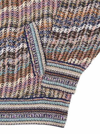Oversize-Cardigan mit Paillettenapplikationen