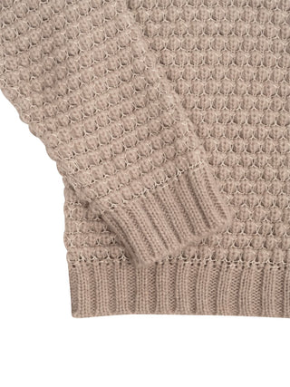 Pullover Punto Traforato in Lino