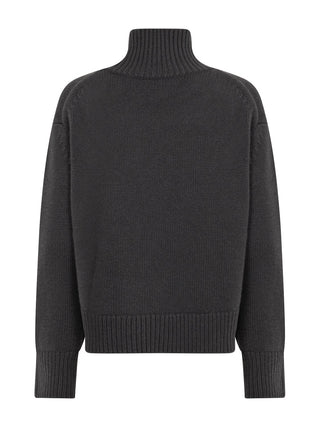 Gerippter Pullover Oceane in Deep Sea