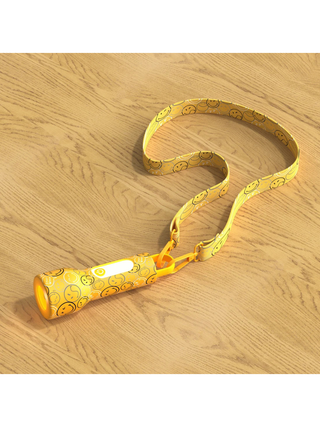Smiley Glowy Taschenlampe - Gelb