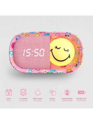 Dreamy Clock, Nachtlichtwecker, Rosa
