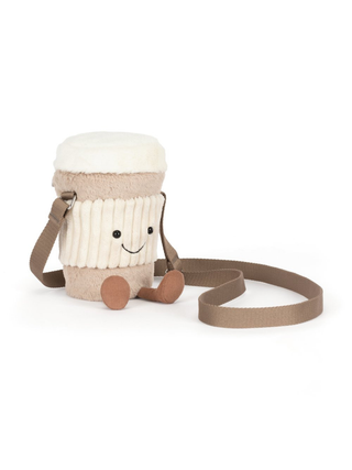 Amuseables Perkle Coffee Shoulder Bag
