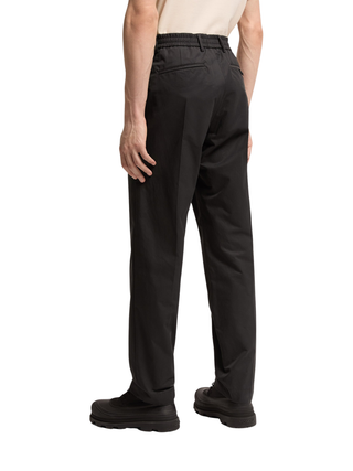 Hose aus einer technischen Baumwollmischung - Navy