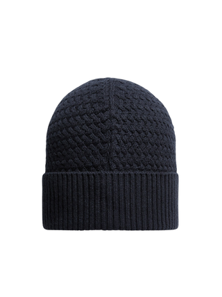 Beaniemütze aus Kaschmir-Mischung - Navy