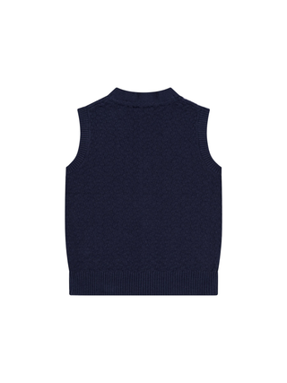 Strickweste Erak - Navy