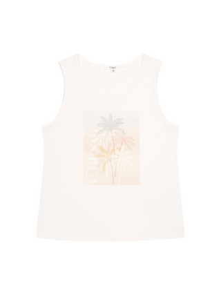 Tanktop mit grafischem Print - Off White