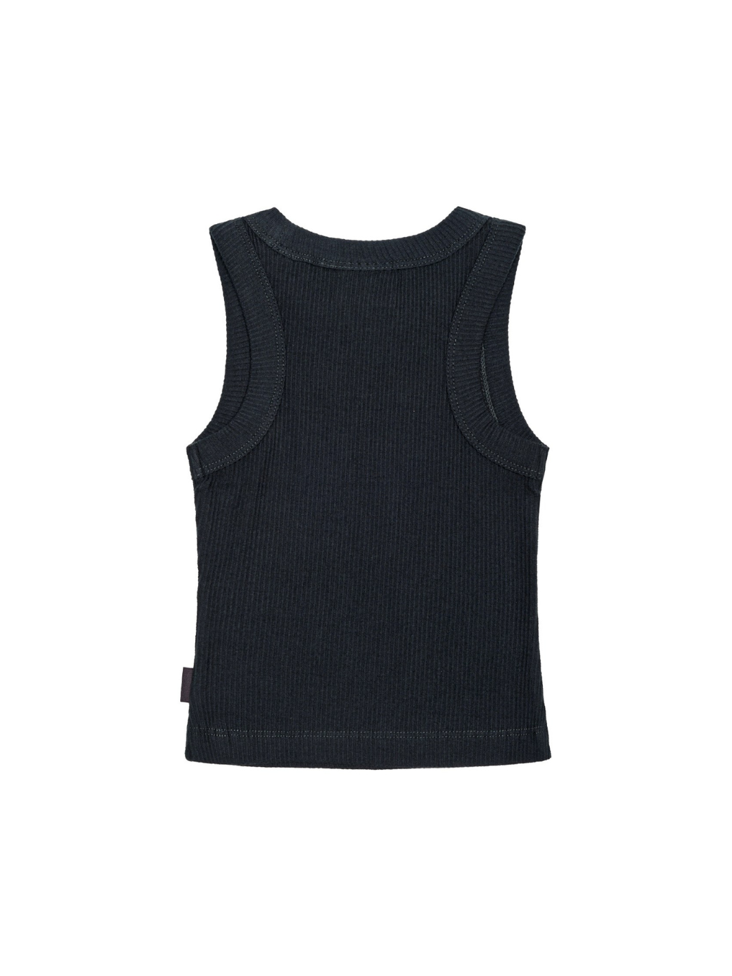 Geripptes Slim-Fit-Tanktop - Dunkelgrün