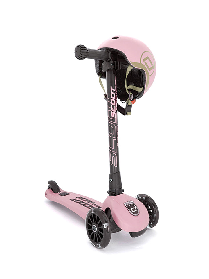 Highwaykick 3 LED Roller für Kinder - Rose