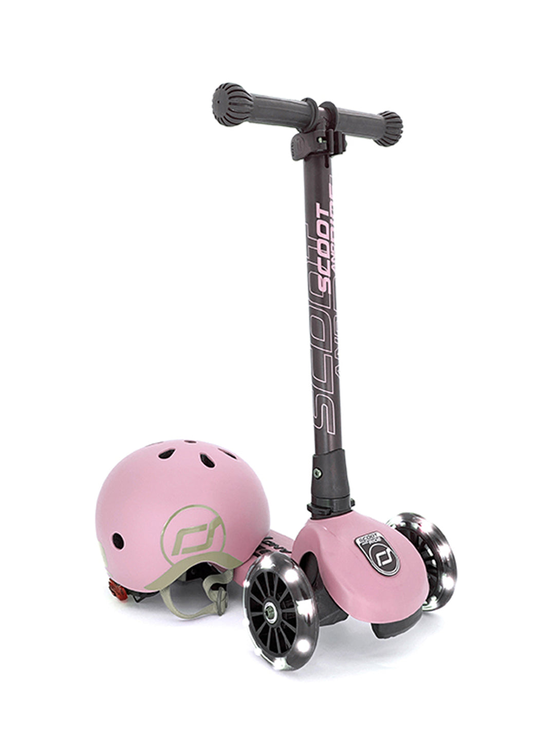 Highwaykick 3 LED Roller für Kinder - Rose