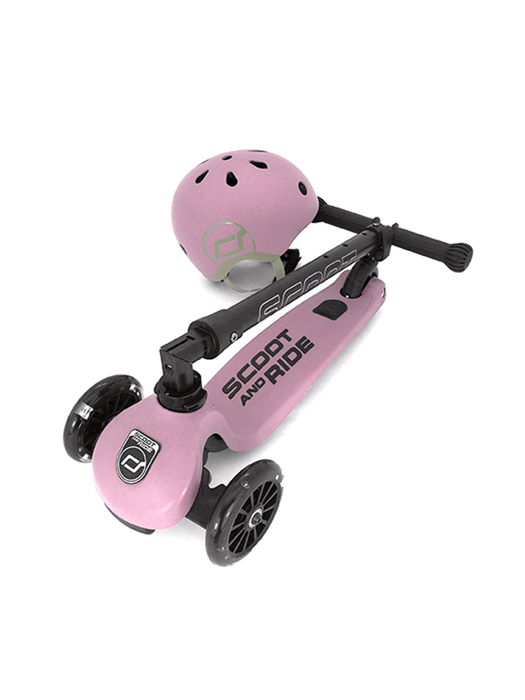 Highwaykick 3 LED Roller für Kinder - Rose