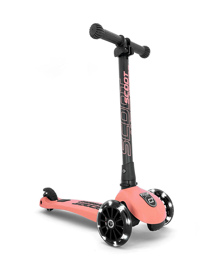 Highwaykick 3 LED Roller für Kinder - Peach