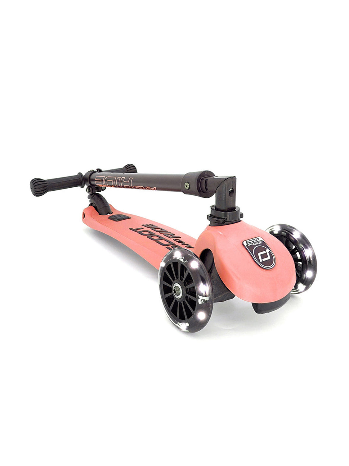 Highwaykick 3 LED Roller für Kinder - Peach