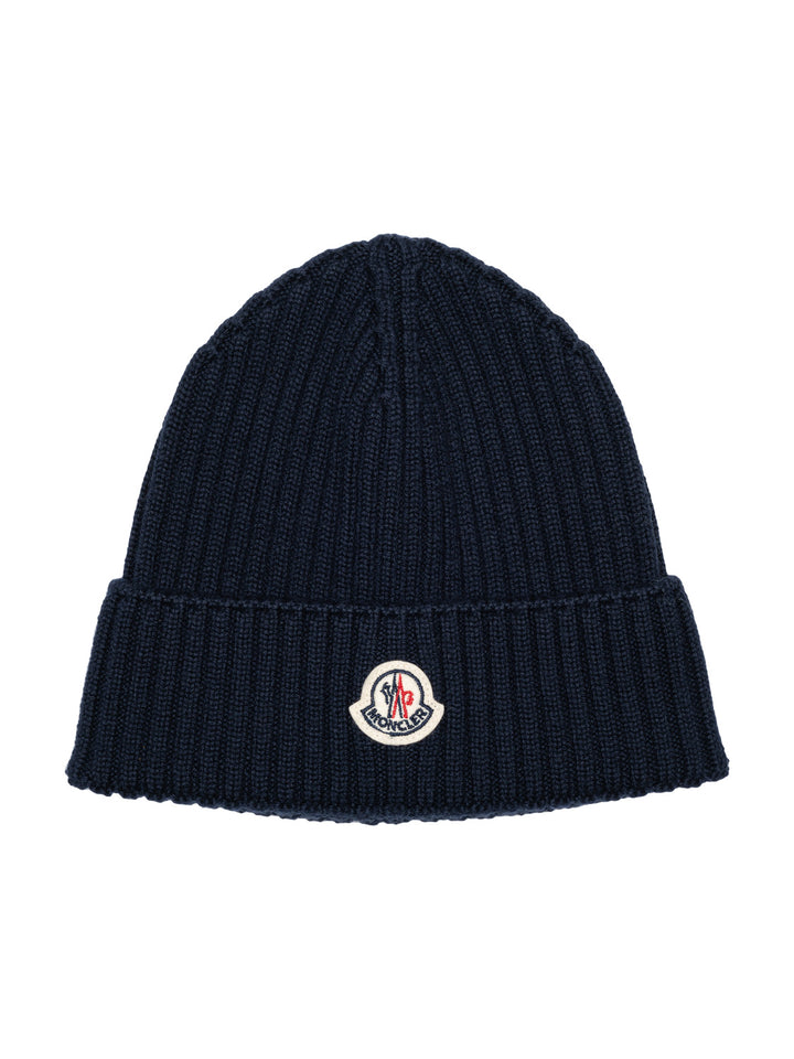 Strickmütze mit Logo - Navy