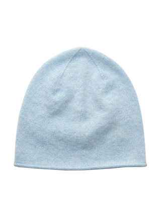 Kaschmirmütze Kim - Hellblau Mélange