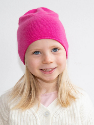 Kaschmirmütze Kim - Hellblau Mélange