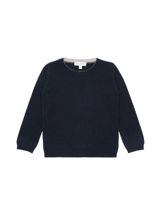 Kaschmirpullover Bob - Dunkelblau