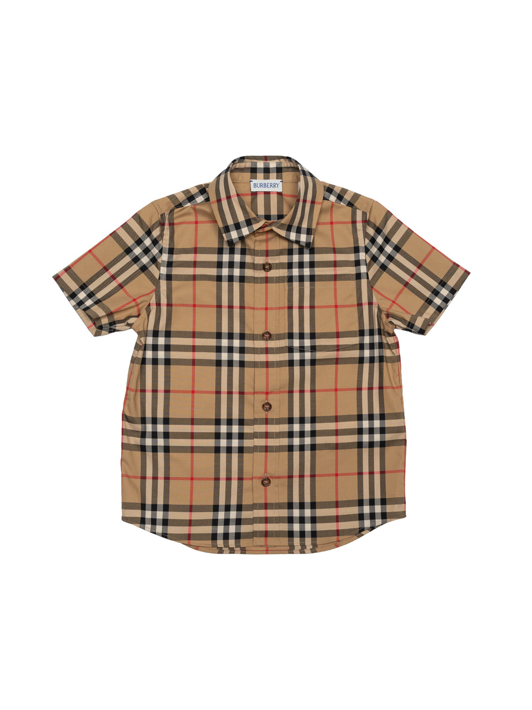 Vintage Check Baumwollhemd - Archive Beige