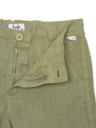 Bermuda Shorts aus Leinen - Sage