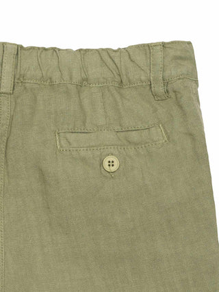 Bermuda Shorts aus Leinen - Sage
