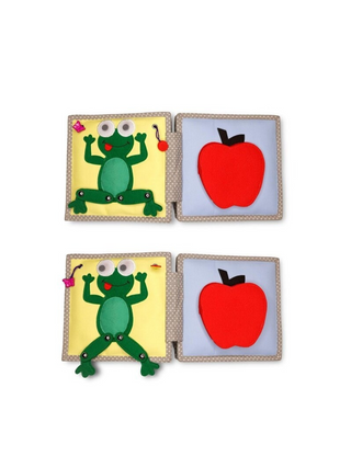 Mini Quiet Book - Dösender Löwe